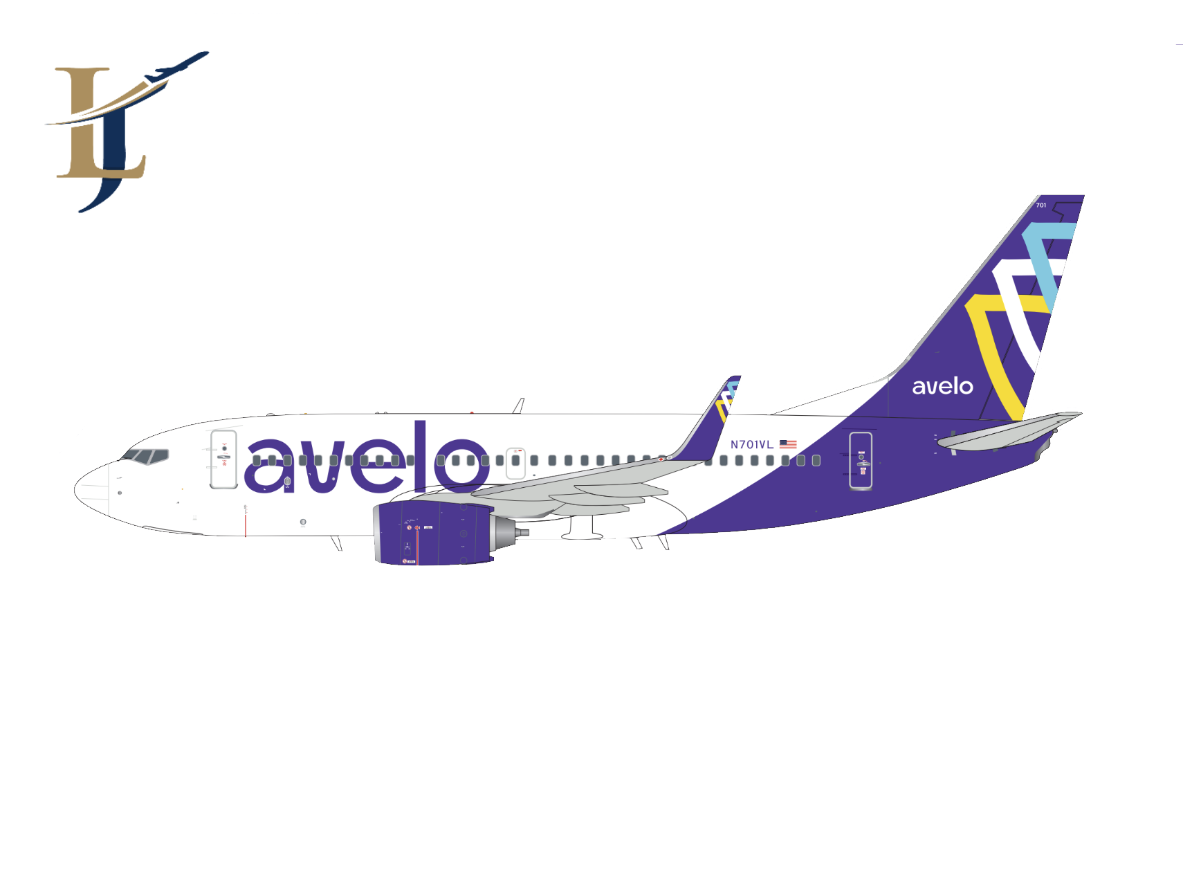 LJ Avelo 737-700